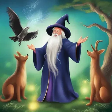 The wizard's spell agitated the magical creatures, causing them to become excited and roused.