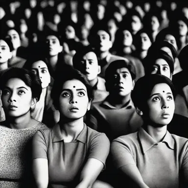 The intense and suspenseful scenes in the movie agitate the audience, keeping them on the edge of their seats.