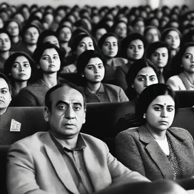 The intense and suspenseful scenes in the movie agitate the audience, keeping them on the edge of their seats.