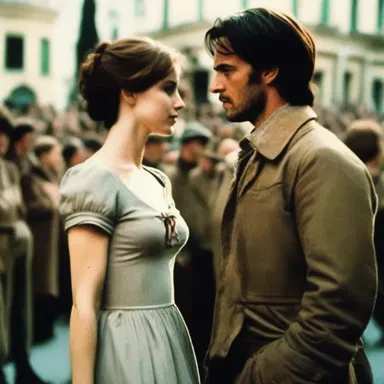 In the movie, the protagonist tries to agitate public opinion in order to create a romantic revolution.