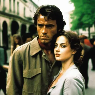 In the movie, the protagonist tries to agitate public opinion in order to create a romantic revolution.