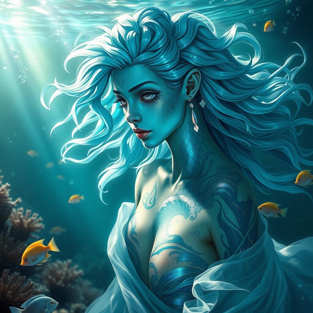 Enchanting Water Genasi: A Character of Aquatic Beauty