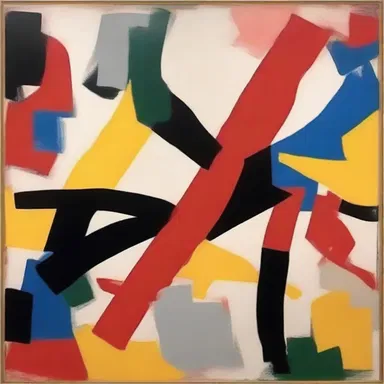 The artist agitated for more recognition of abstract art in the mainstream art world.