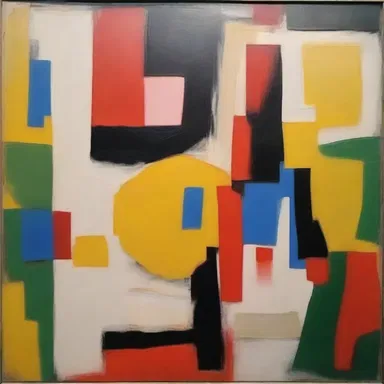 The artist agitated for more recognition of abstract art in the mainstream art world.