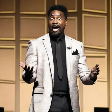 The comedian agitated for more diversity in comedy by mocking stereotypes in his routine.