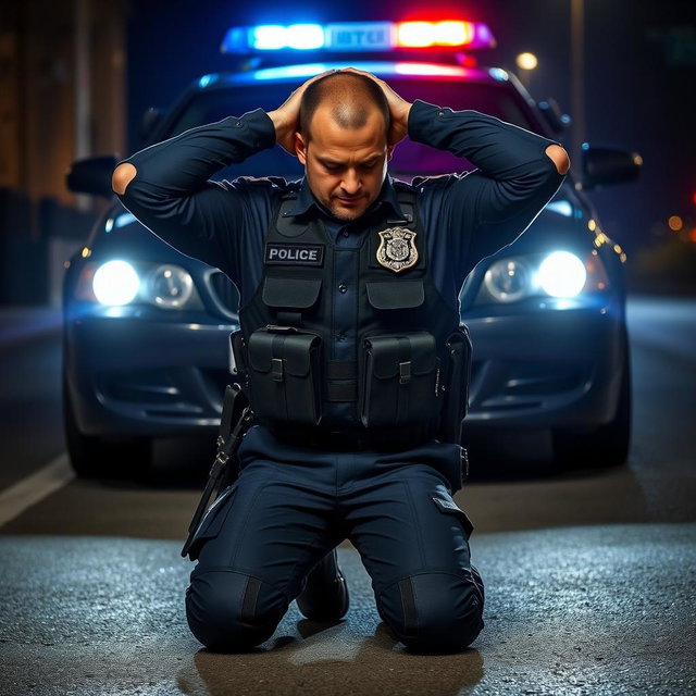 Tactical Policeman: Surrender in Action