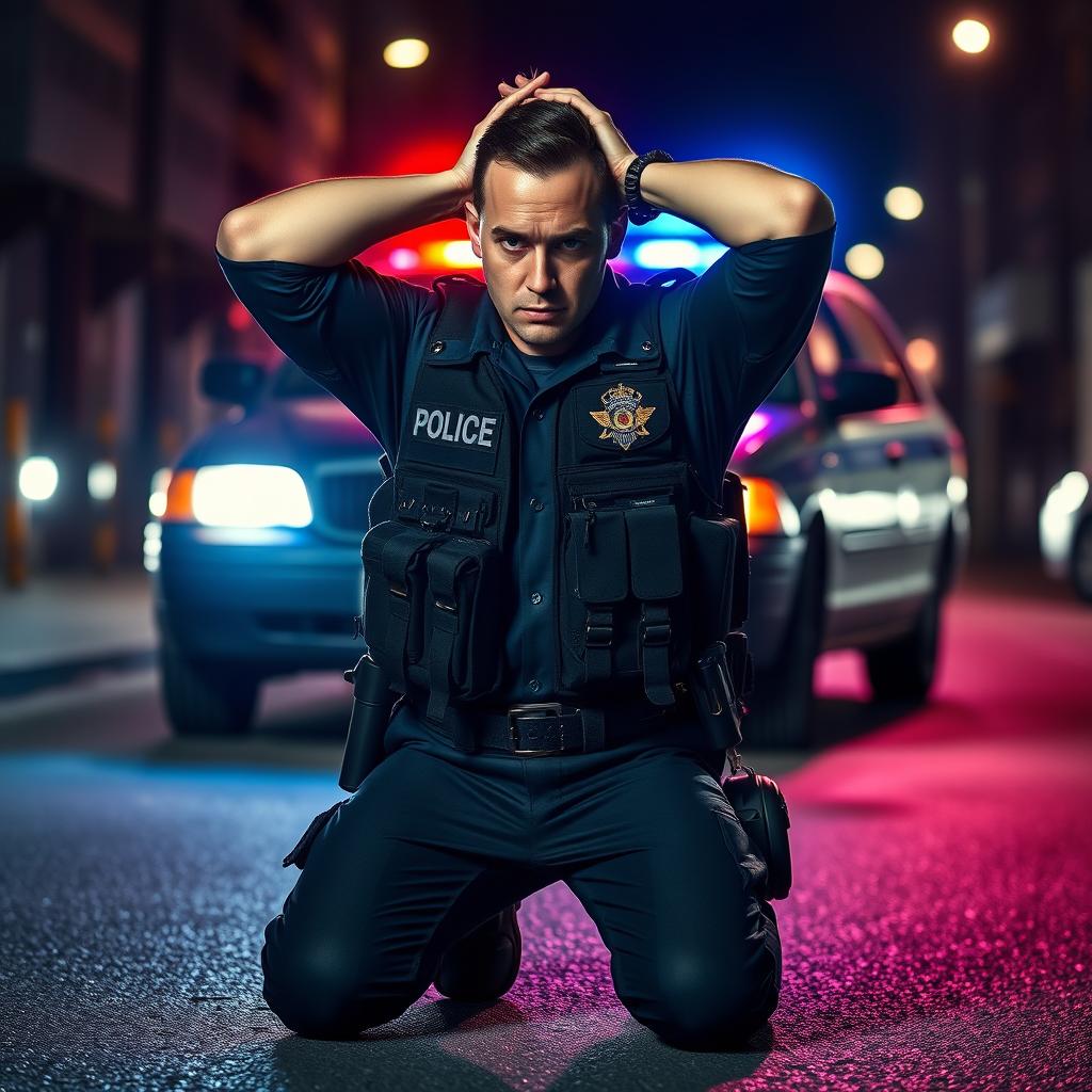 Policeman Surrendering: A Moment of Resilience