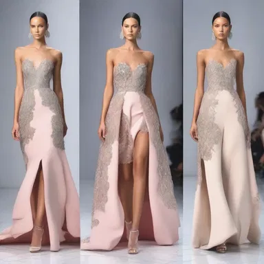 The fashion designer agnized the latest trend in high-end couture and incorporated it into her new collection.