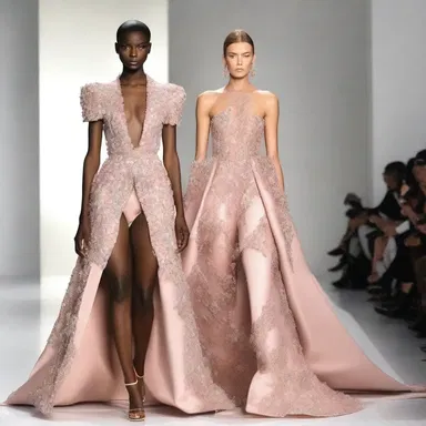 The fashion designer agnized the latest trend in high-end couture and incorporated it into her new collection.