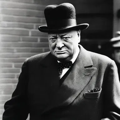 During World War II, Winston Churchill agnized the threat posed by Nazi Germany and led the British people to victory.