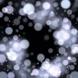 A simple and clean background featuring a multitude of soft, glowing particles scattered across the image