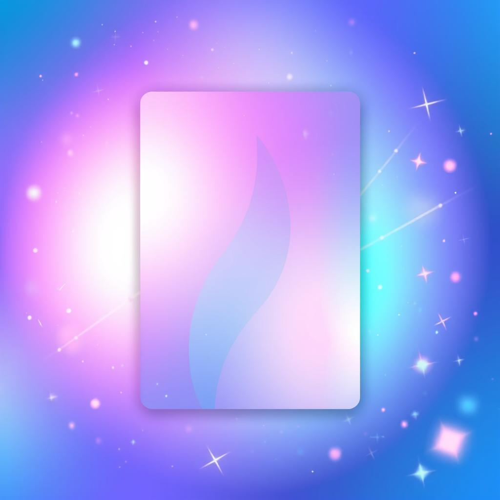 A creative design suitable for overlaying to create a holographic Pokémon card effect