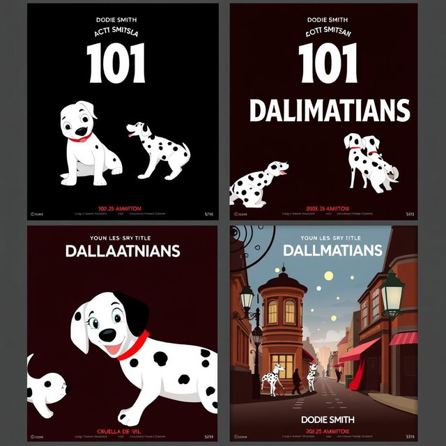 Minimalist Posters Inspired by 101 Dalmatians