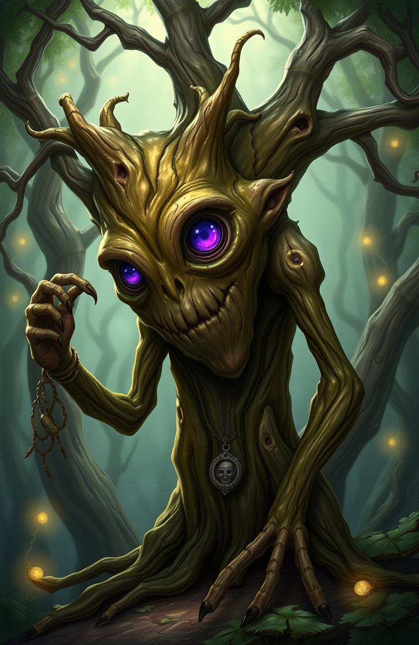 A fantastical tree monster named Mr