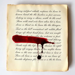 A single aged page filled with elegant and flowing handwritten cursive text that is mostly unintelligible, focusing purely on the visual aesthetics of beautiful cursive writing