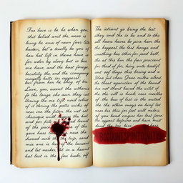 A single aged page with a sprawling handwritten cursive text that covers most of the page, showcasing elegant and flowing handwriting