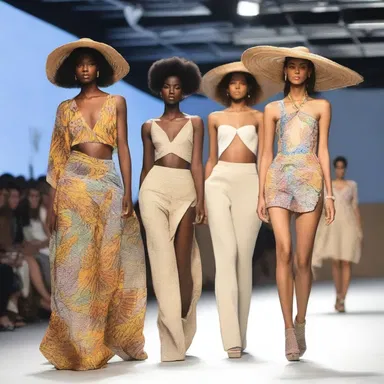 Fashion enthusiasts converged in the agora, flaunting their latest designs and trends, turning it into a captivating runway.