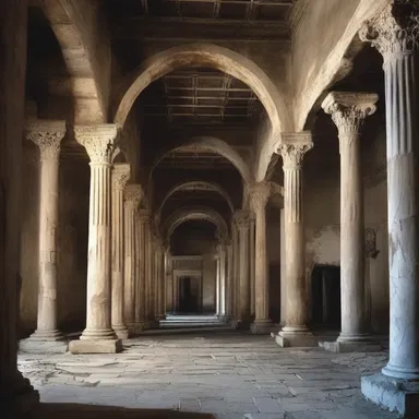 The agora was the setting for a terrifying supernatural encounter in a horror novel.