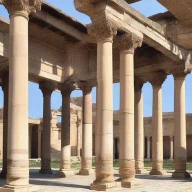 The agora featured impressive columns and a central courtyard in its architectural design.