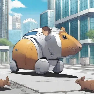 In the futuristic city, there were robotic agoutis that assisted with household chores and provided companionship to humans.