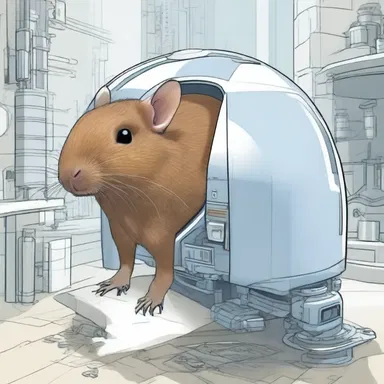 In the futuristic city, there were robotic agoutis that assisted with household chores and provided companionship to humans.