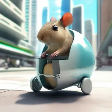 In the futuristic city, there were robotic agoutis that assisted with household chores and provided companionship to humans.
