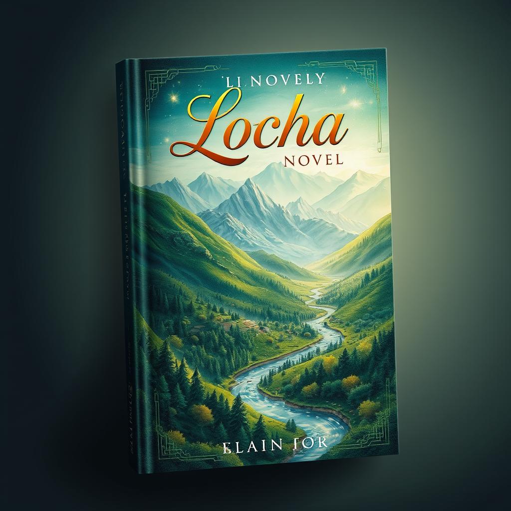 A captivating book cover design for a novel titled 'Locha'