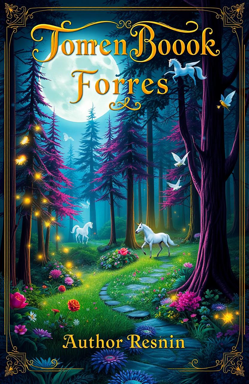 Dive into a Whimsical World: Enchanted Forest Book Cover