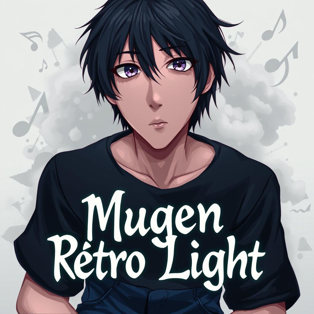 A 2D band cover for an early 2000's emo band called Mugen Retro Light