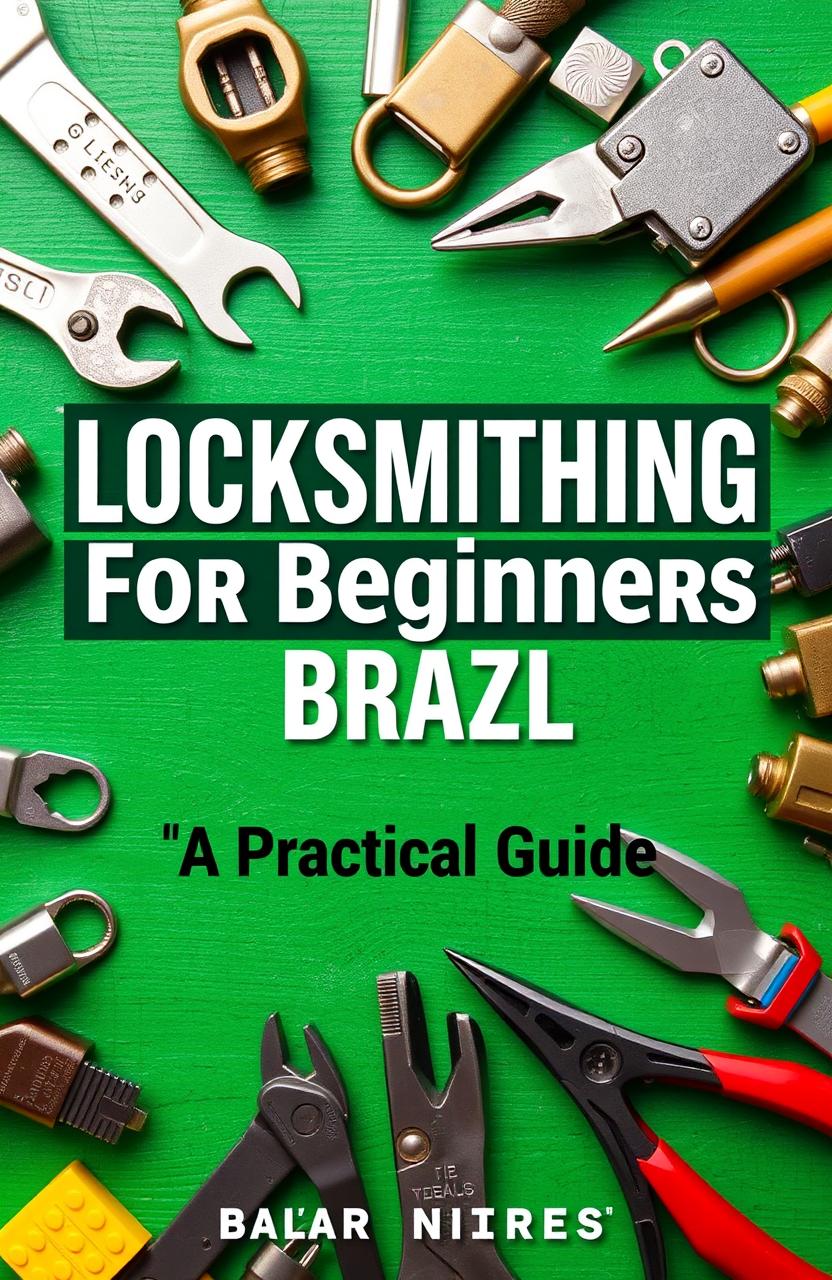 Locksmithing for Beginners: A Practical Guide - Ebook Cover Design