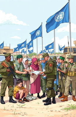 An insightful illustration of United Nations peacekeeping operations in action