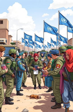 An insightful illustration of United Nations peacekeeping operations in action