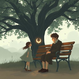 A poignant scene illustrating the story of a young man in his twenties, engulfed in feelings of emptiness and a quest for meaning in his life