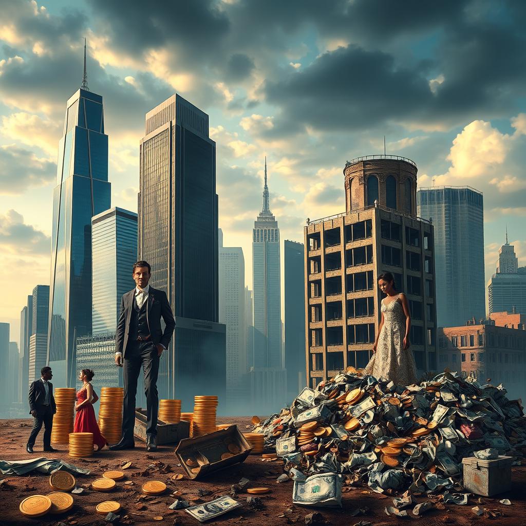Exploring Divisions: An Abstract Take on Social Inequality