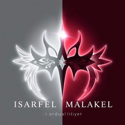 A visually captivating book cover design for a metaphysical novel, featuring a split composition that embodies duality