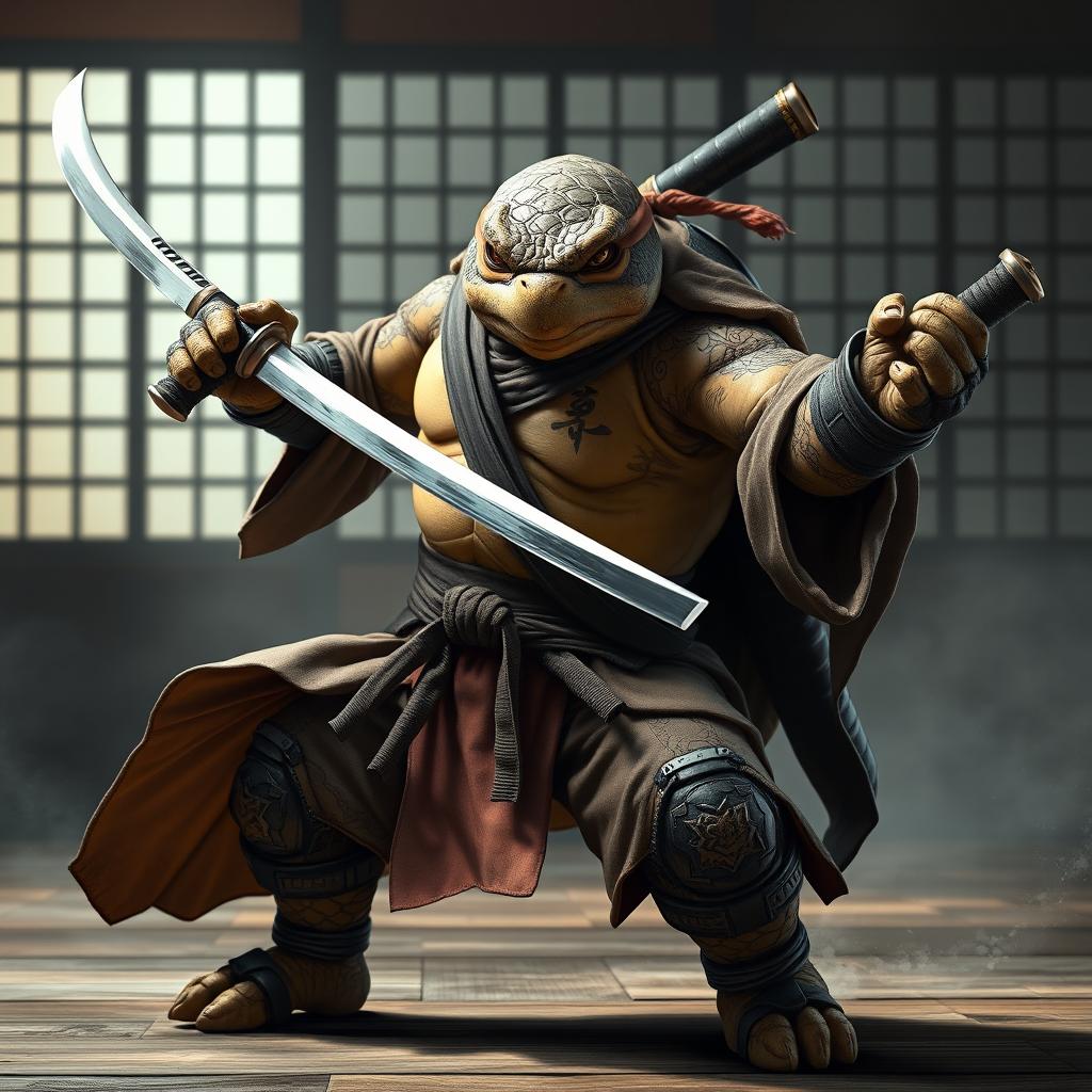 Epic Tortle Battle Monk in Action