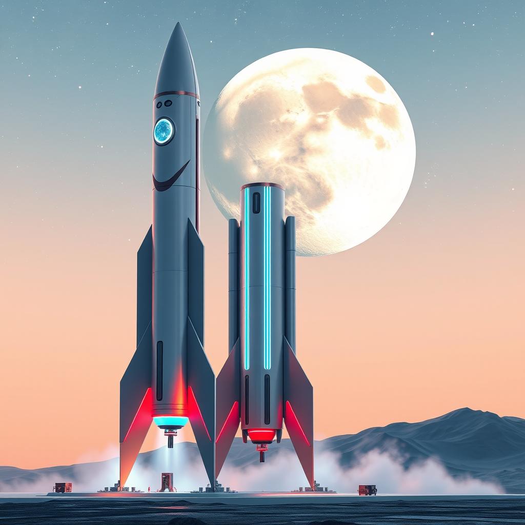 Explore the Future: Advanced Lunar Rocket Design