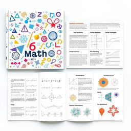 A visually engaging math portfolio showcasing various mathematical concepts and principles