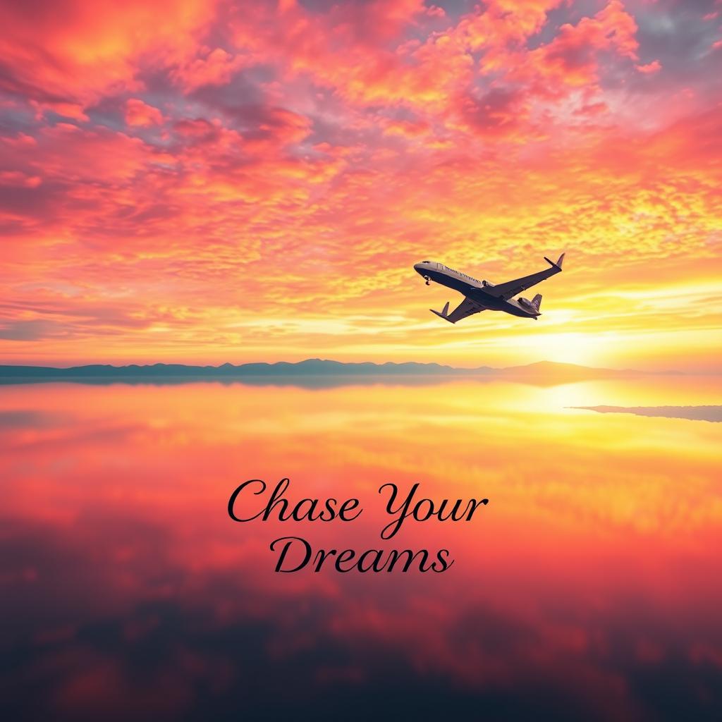 A vertical image of a beautiful landscape with a vast sunrise