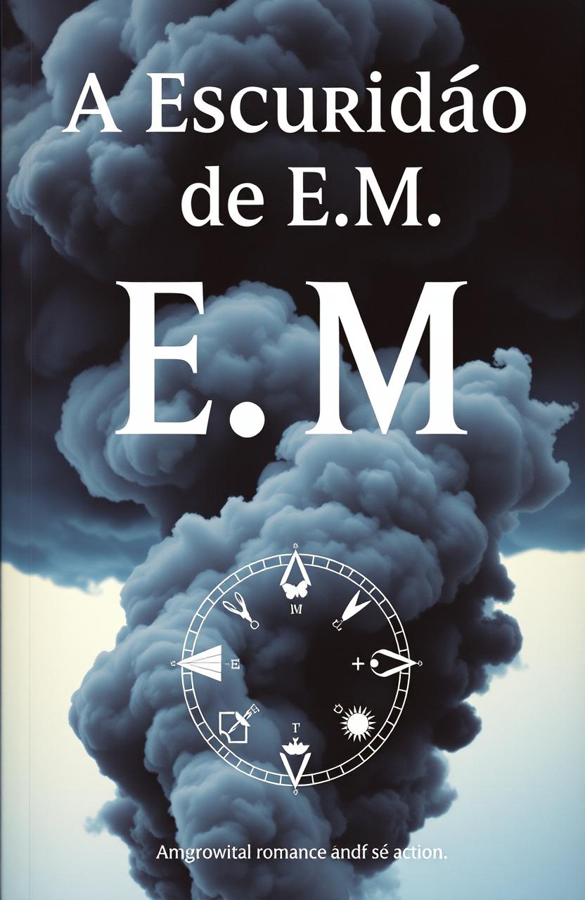 The book cover for 'A Escuridão de E