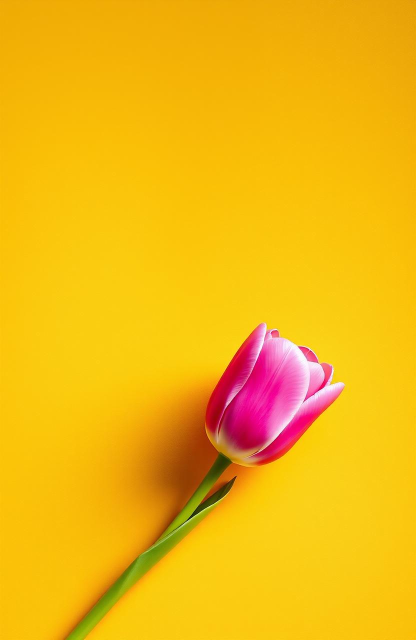 A beautiful book cover featuring a single pink tulip flower gracefully positioned against a luxurious golden background