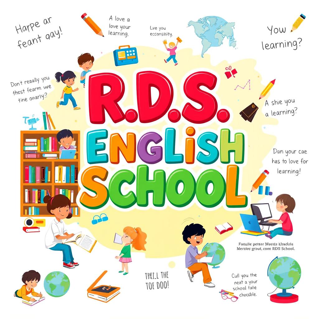 A lively and inviting poster for R