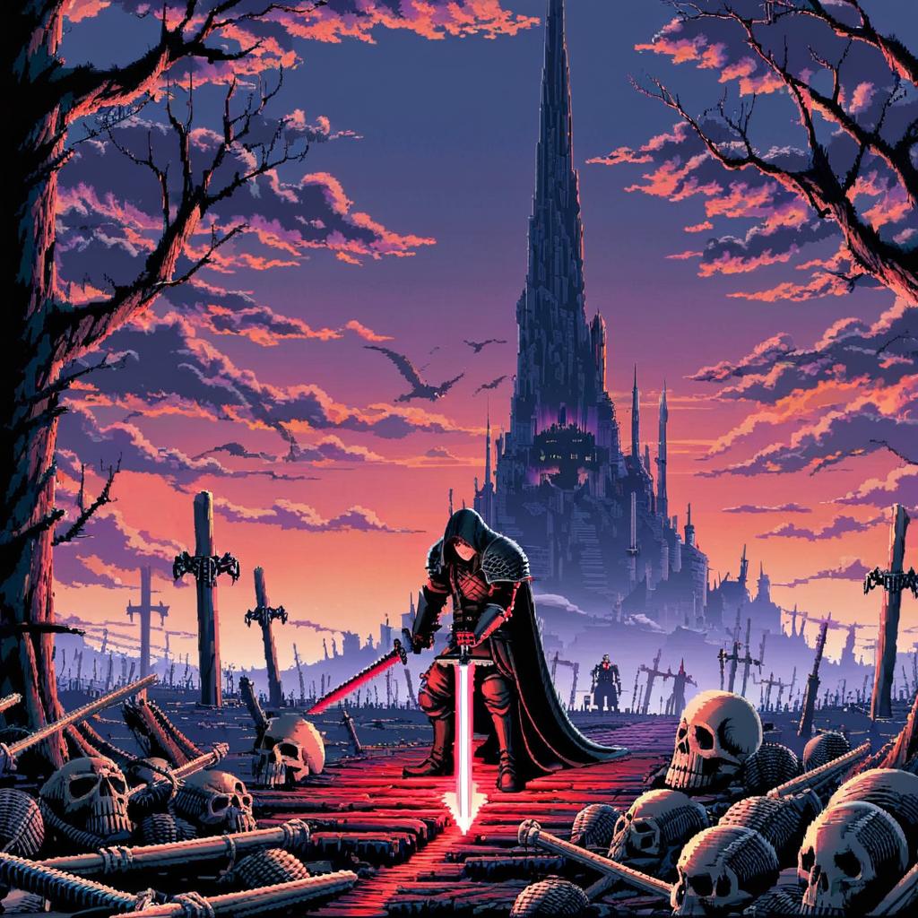 preciso que anime essa pixel art. faça de acordo com esses detalhes: