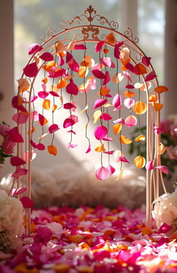 A beautiful and aesthetic scene titled 'Cenuşă şi petale'