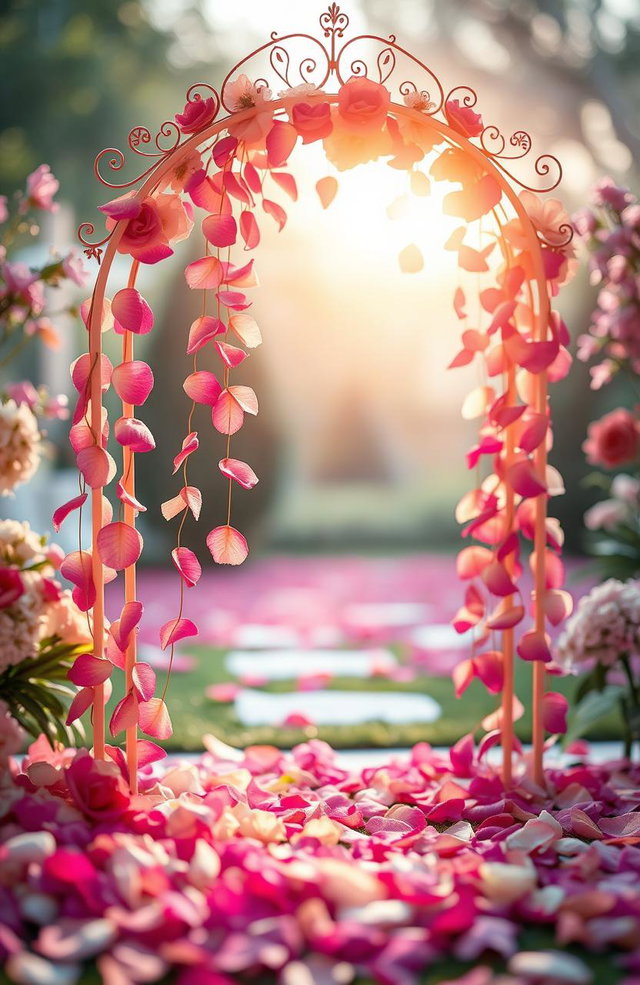 A beautiful and aesthetic scene titled 'Cenuşă şi petale'