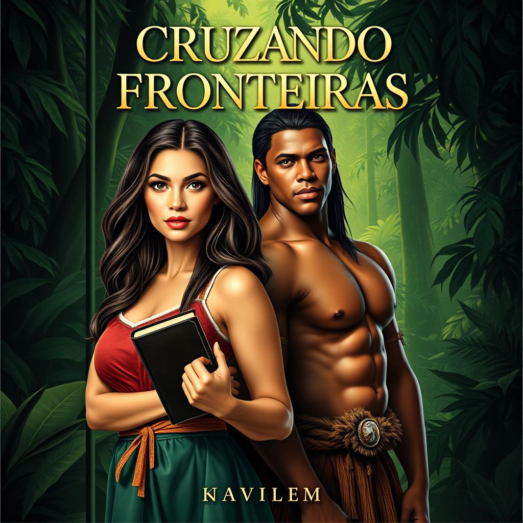 A book cover titled 'CRUZANDO FRONTEIRAS'