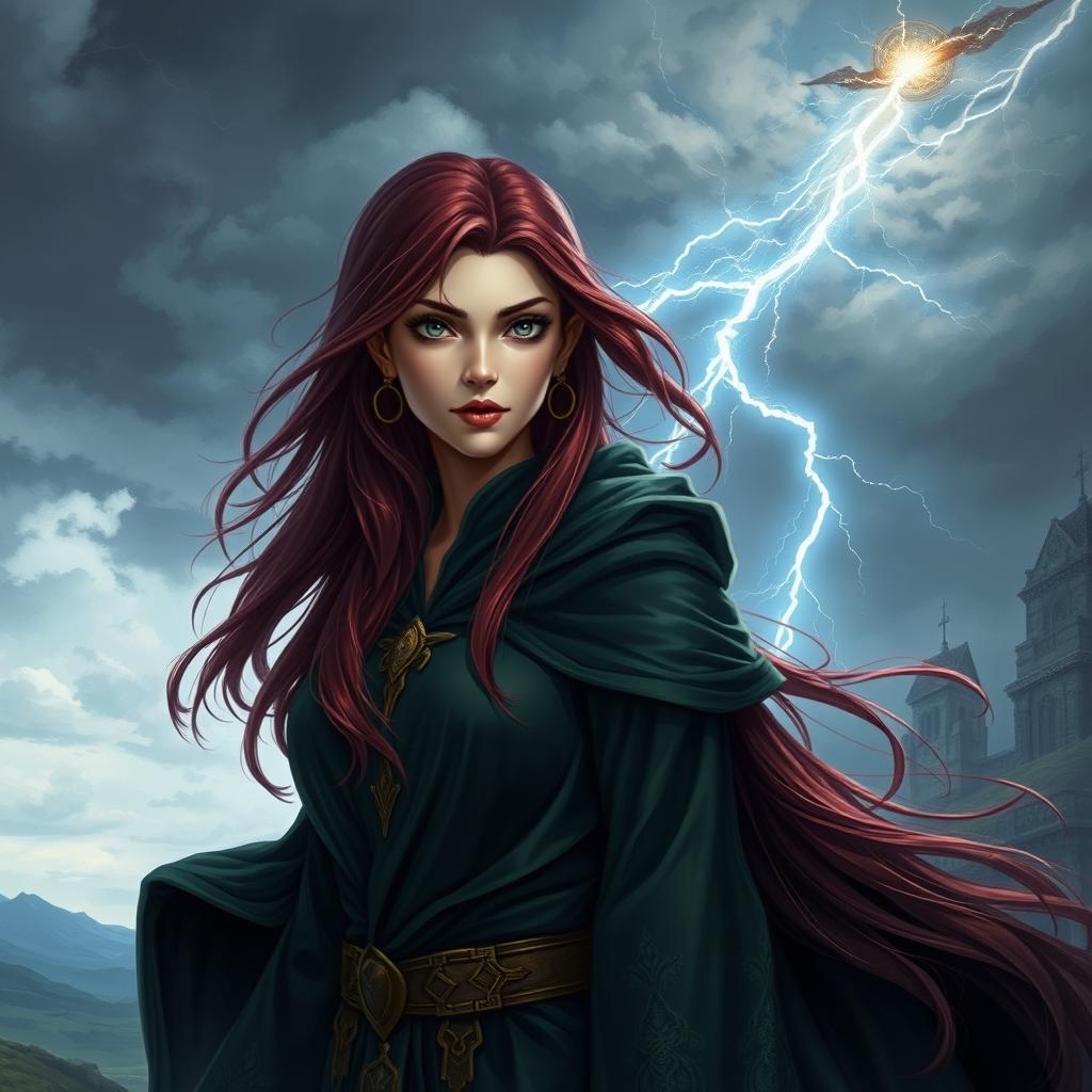 Unleash Your Power: Noble Half-Elf Storm Sorceress