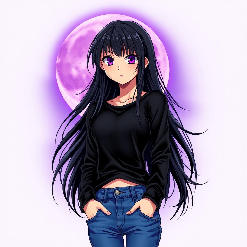 Anime-inspired band cover art featuring a female teen named Nymera