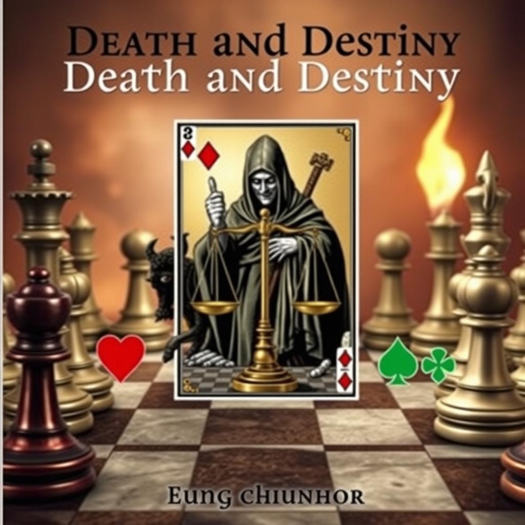 A book cover for a title named 'Death and Destiny'