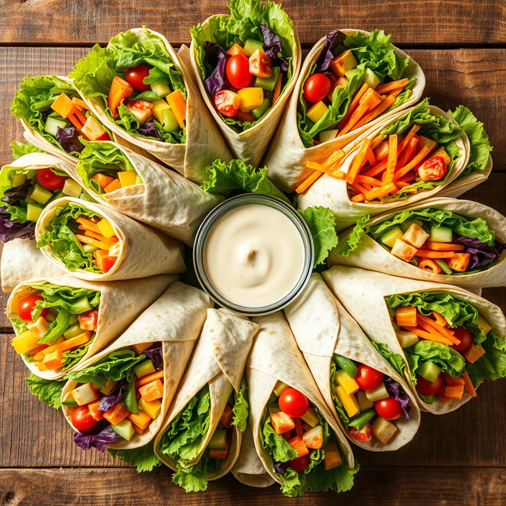 Vibrant Salad Wraps | Fresh & Wholesome Recipe Ideas
